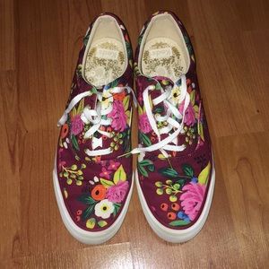 Floral print keds